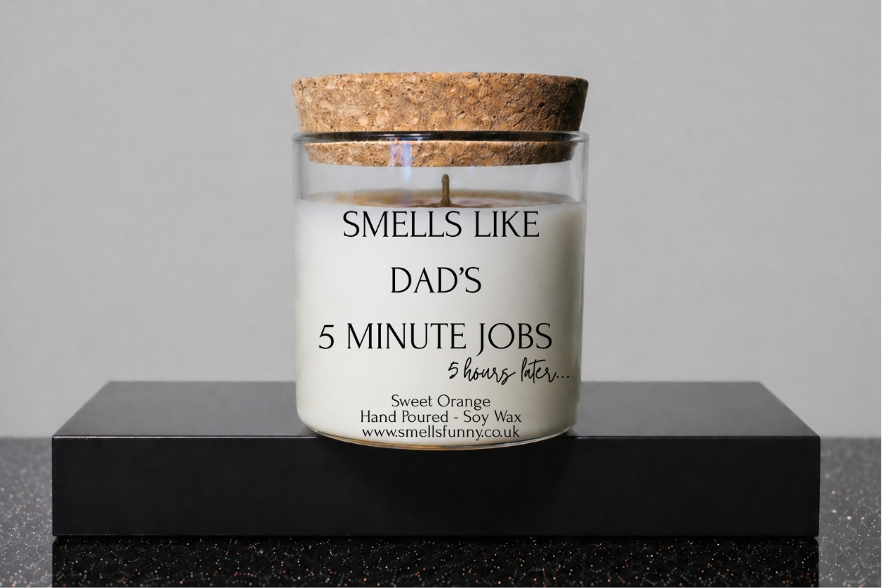 Smells Like Dad’s 5 Minute Jobs - Candle (more options)