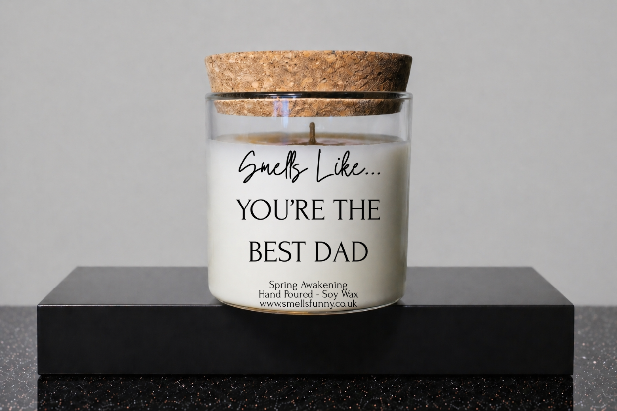 Smells Like You're The Best Dad - Candle (more options)