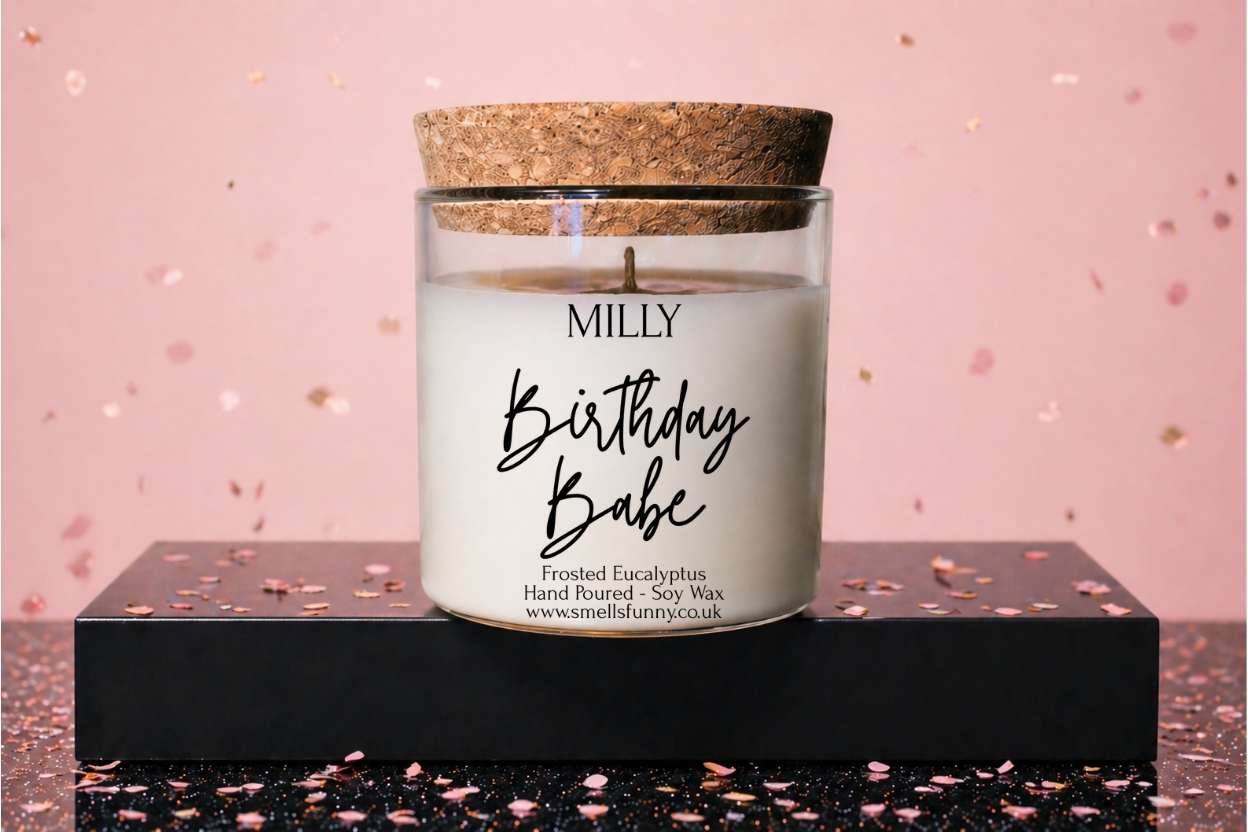 Personalised Birthday Babe - Candle (more options)