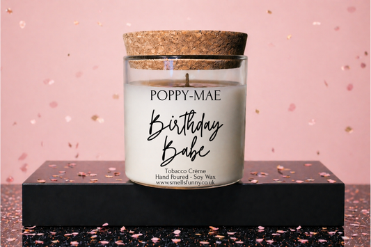 Personalised Birthday Babe - Candle (more options)