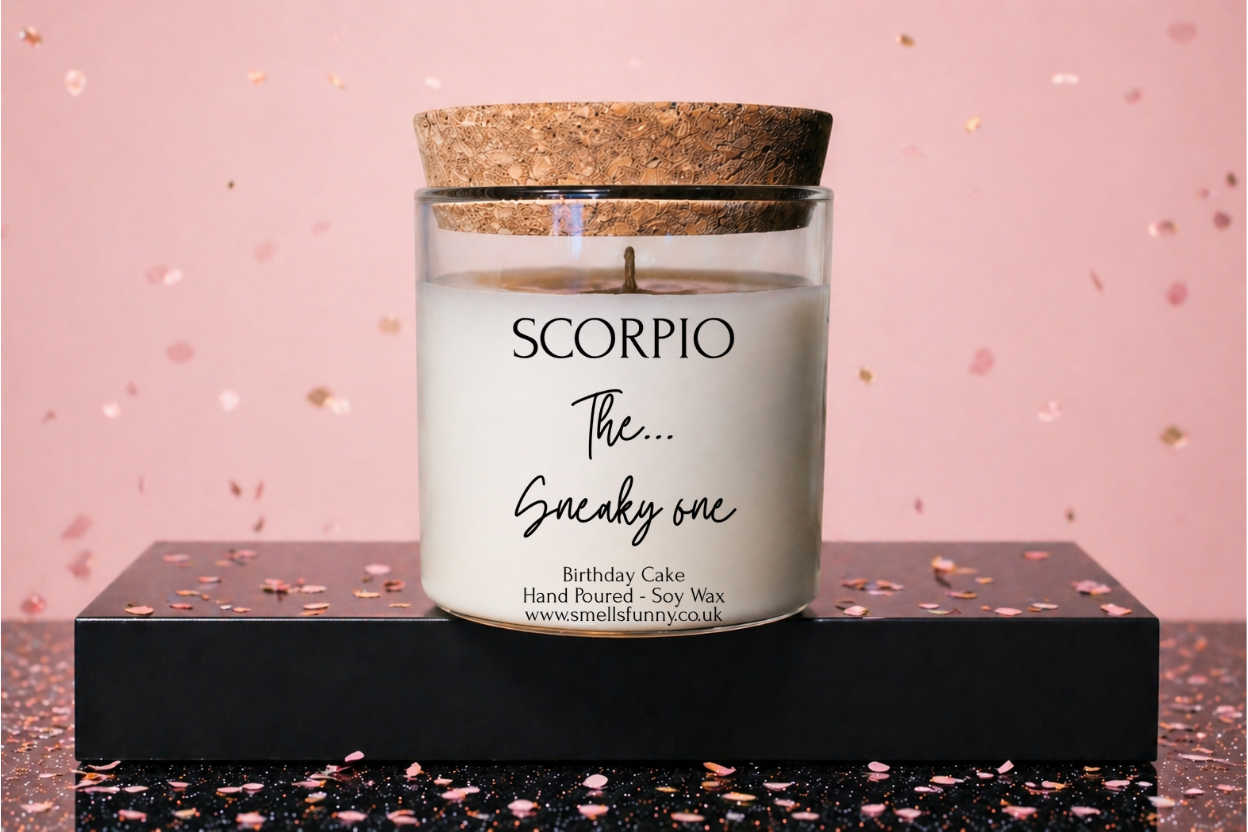 Zodiac Signs - Birthday Cake Scented Candle